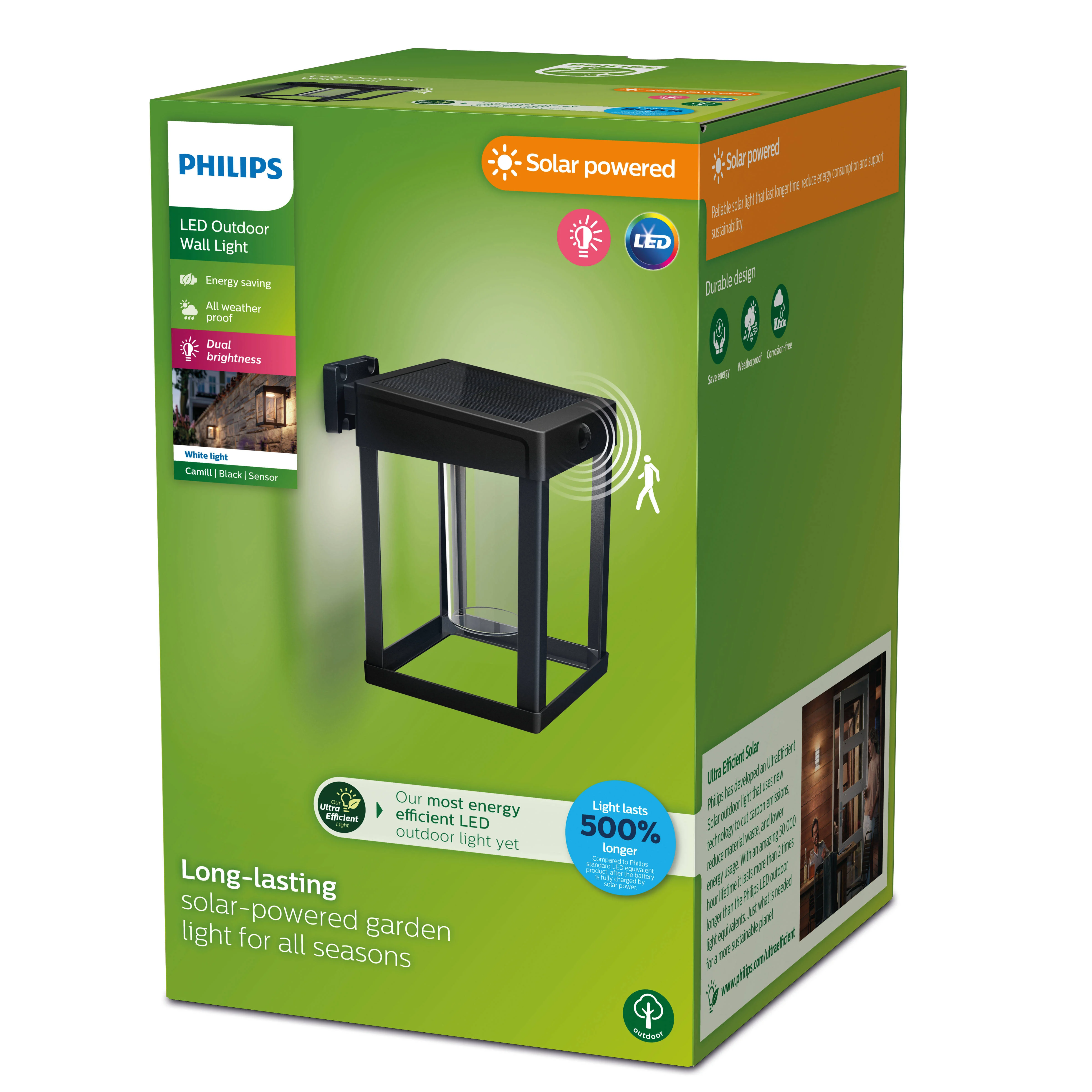 Philips wandverlichting Camill Solar