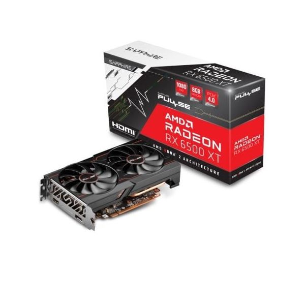 Sapphire PULSE Radeon RX 6500 XT 8GB GDDR6 Dual Fan PCIe 4.0