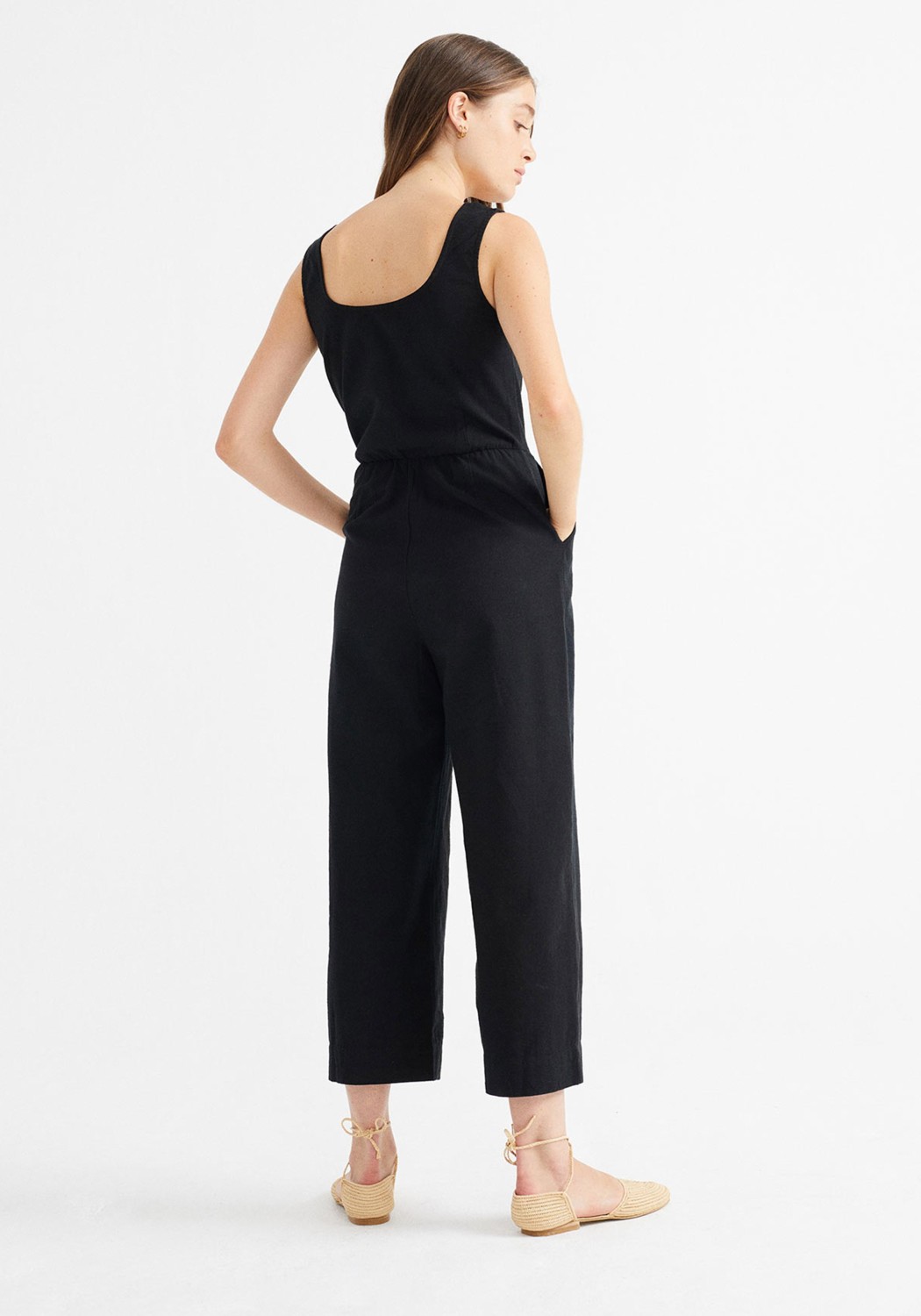 Thinking Mu Jumpsuit Rafflesia Black