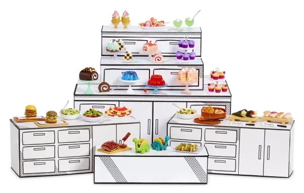MGA's Miniverse Make It Mini Foods: Diner PDQ S3B Assorted