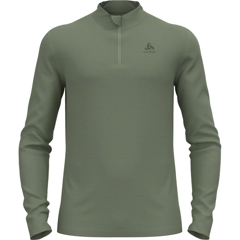 Odlo Herren Merino 200 Turtle Neck Zip Longsleeve