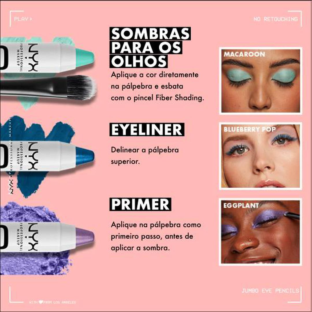 NYX Professional Makeup  Jumbo Eye Pencil - Sombra em Lápis