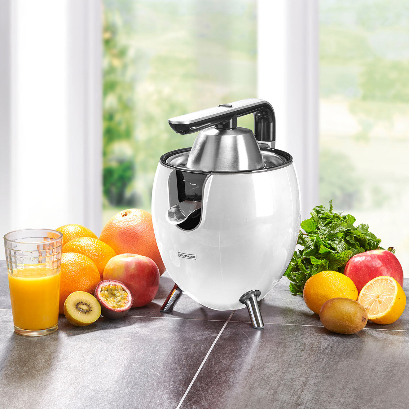 Kitchencook Presse-Agrume électrique blanc - 550 ml