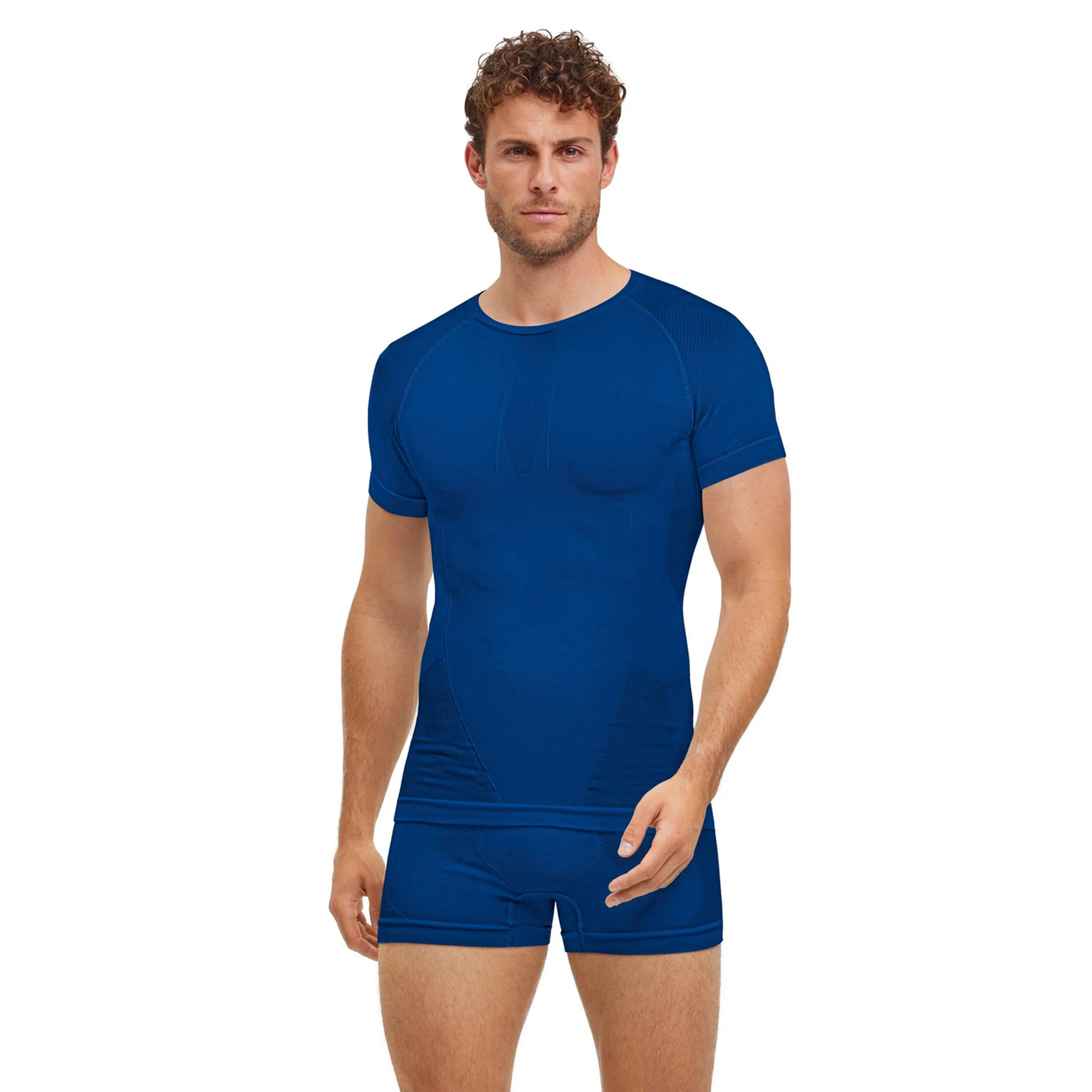 Falke Warm Maillot De Corps Hommes - Bleu