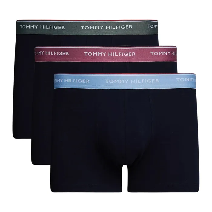 Tommy Hilfiger Premium Essential Logo Waistband Trunk Boxershorts Heren (3-pack)