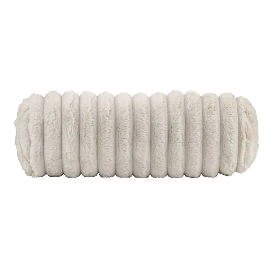 Sierkussenrol Bouke - zand - 42xØ15 cm