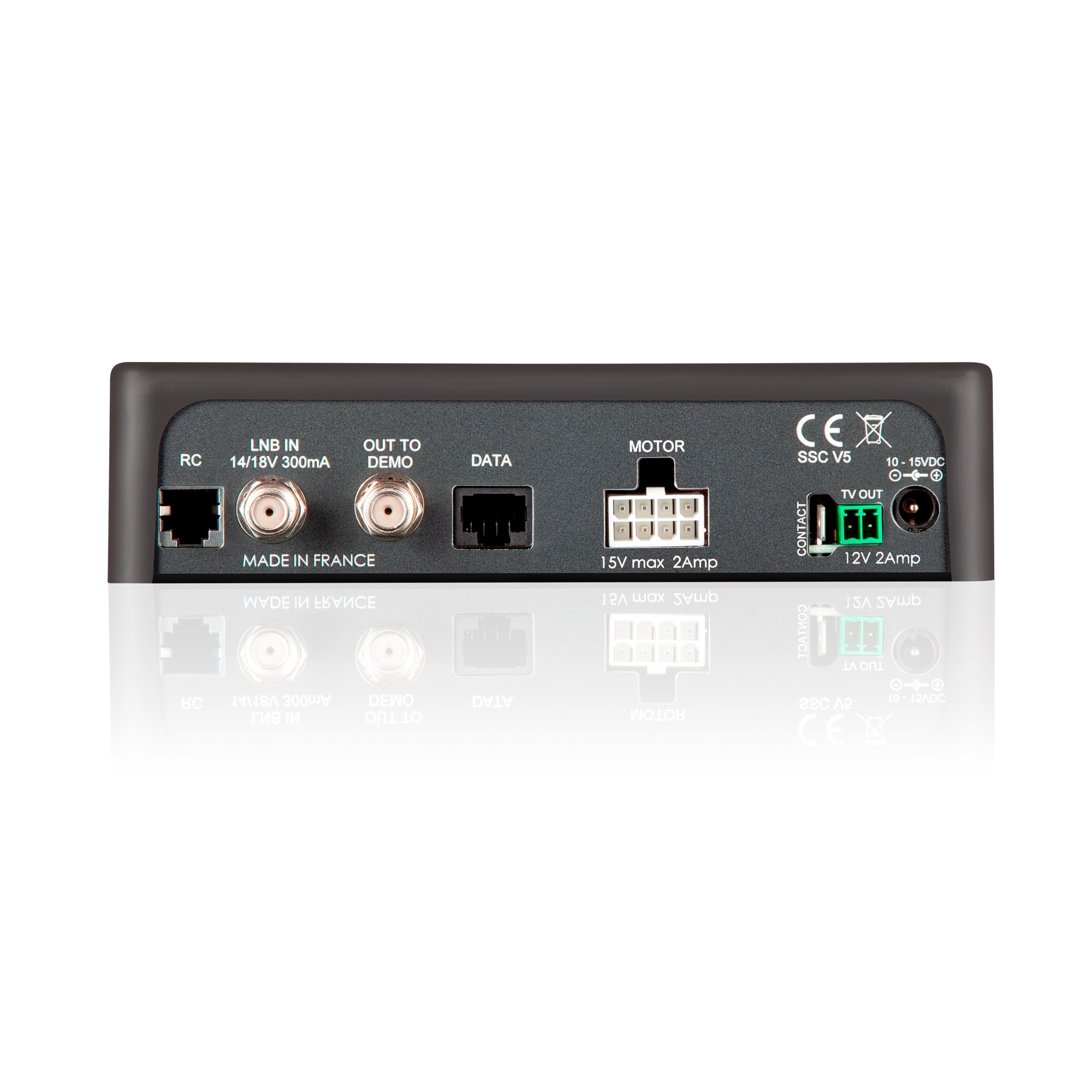 Alden Satelliten Steuermodul Set bestehend aus AS2 HD 80 Platinium Twin Antenne inklusive S.S.C. HD-Steuermodul
