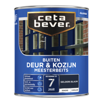 CetaBever Meesterbeits Deur & Kozijn zijdeglans dekkend gelders blauw 750 ml