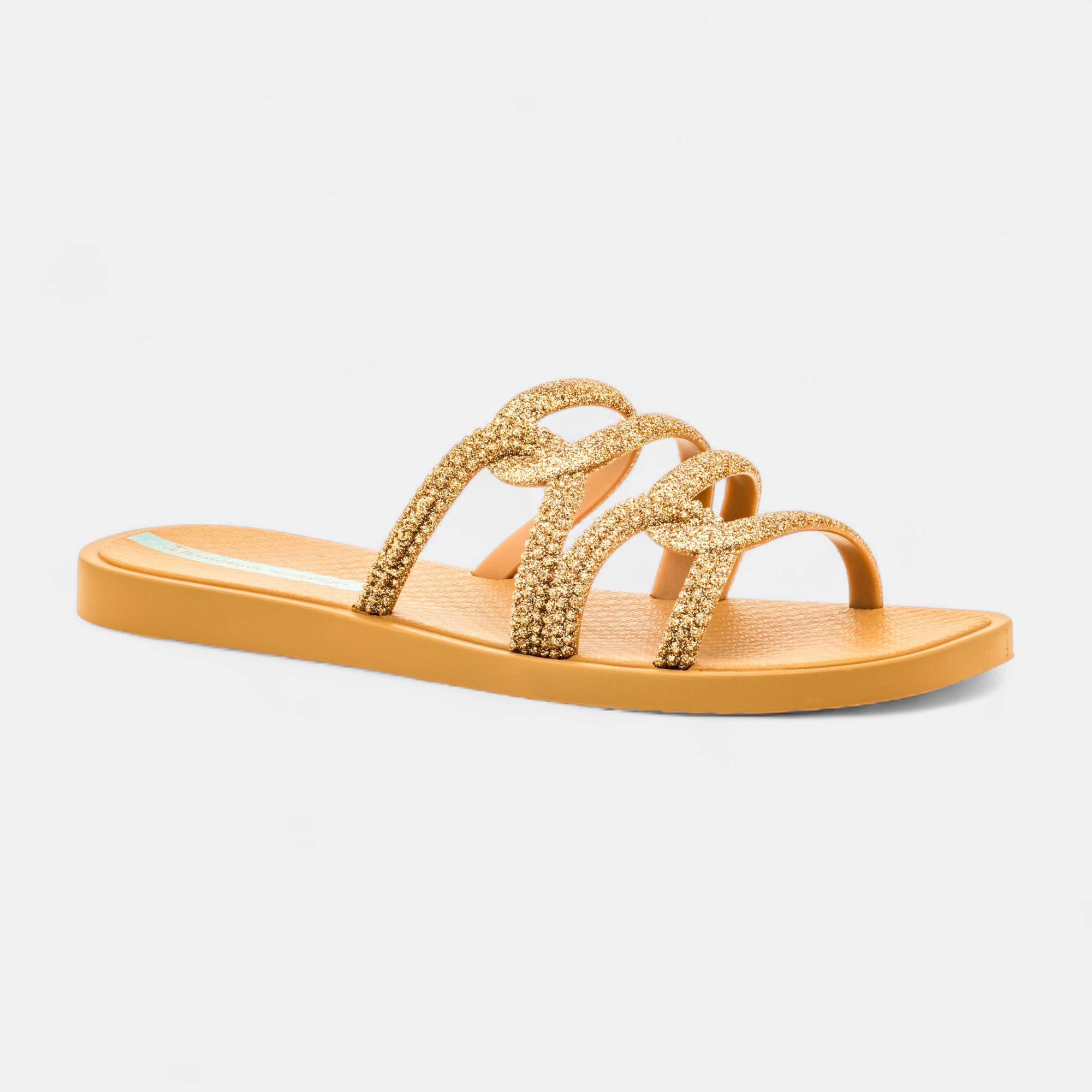 Claquettes de plage Femme or