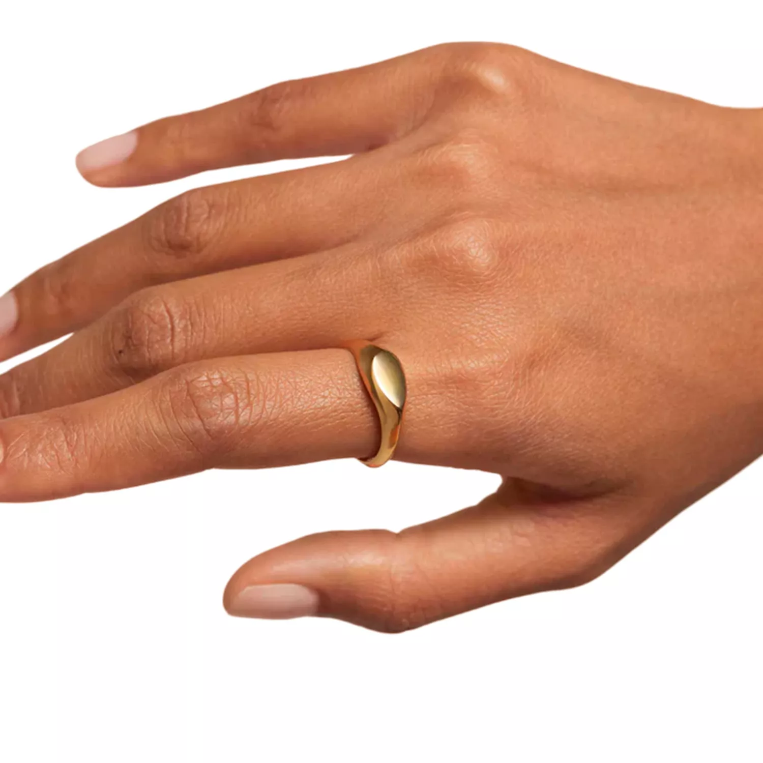 PDPAOLA Devi Stamp Ring 18 kt. Forgyldt Sølv AN01-A53