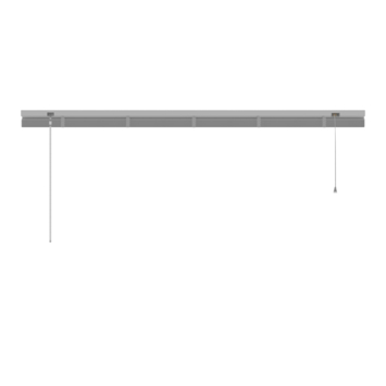GAMMA aluminum jaloezie 25 mm zilver (kleurnr. 221) 240x180 cm (bxh)