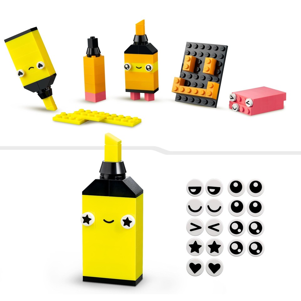 LEGO Classic - Kreativt sjov med neonfarver (11027)