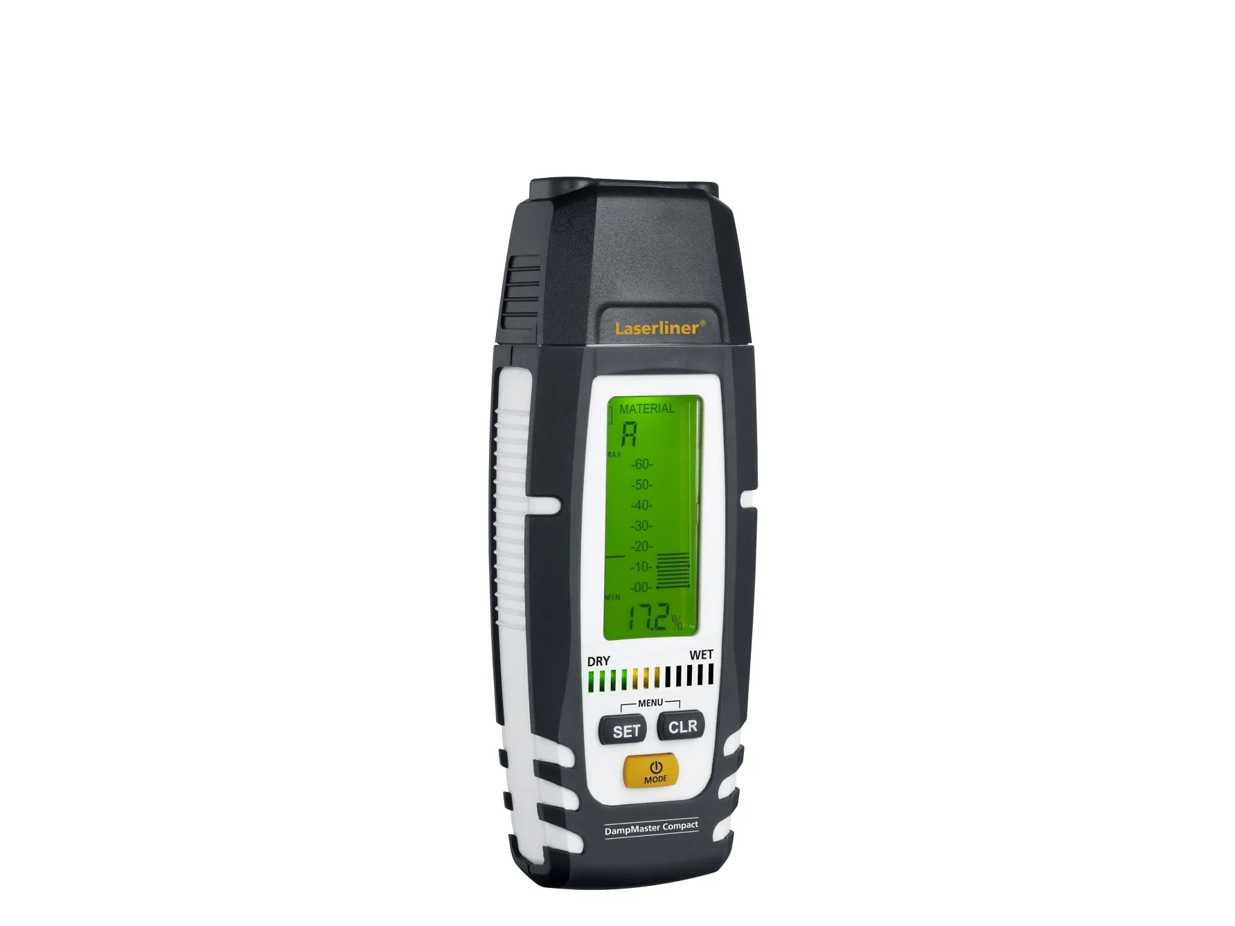 Laserliner DampMaster Compact Plus, Træ, Digital, Grå, 0 - 90%, 4%, LCD