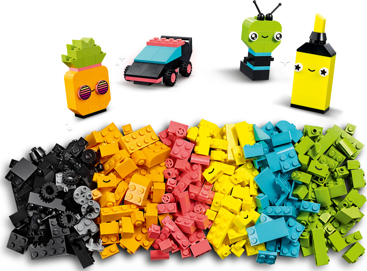 Lego Classic - Kreativt Sjov Med Neonfarver - 11027