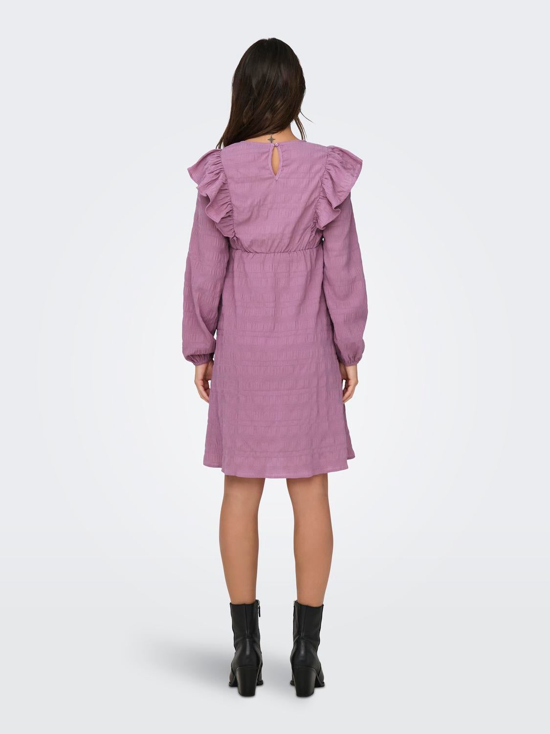 OLMDALLORA Kurzes Kleid Rose Brown