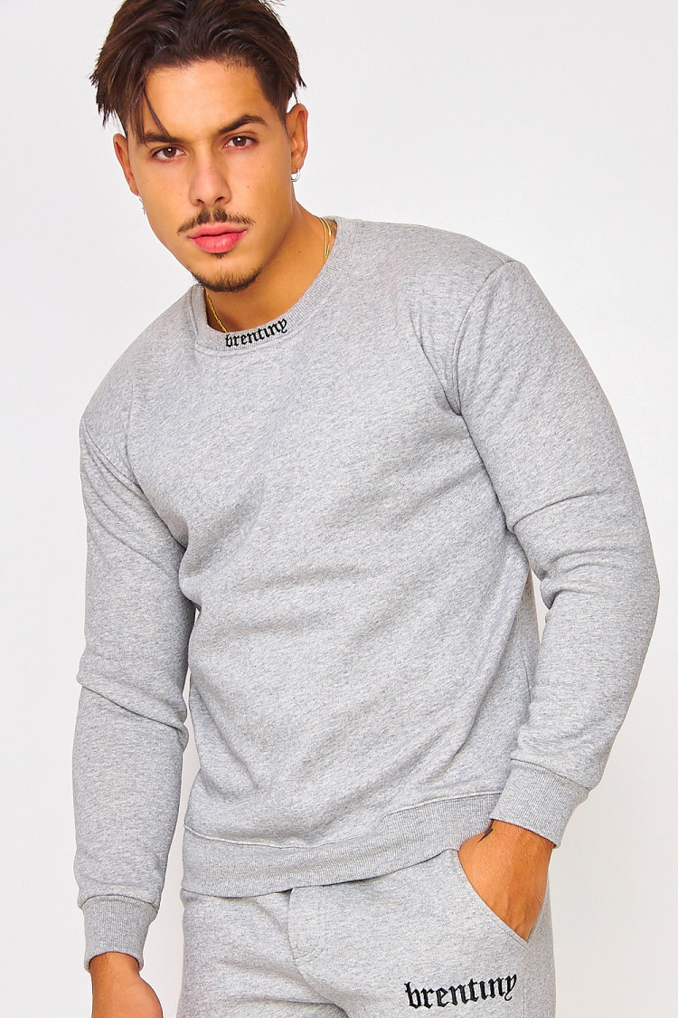 Sweat gris chiné Brentiny