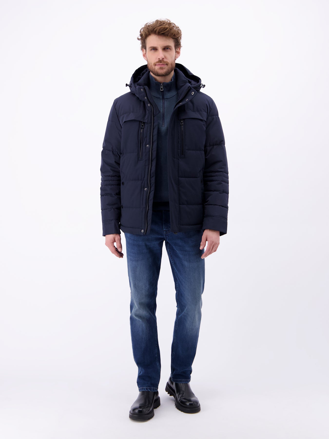 Herren Stricktroyer in lebendiger Optik
