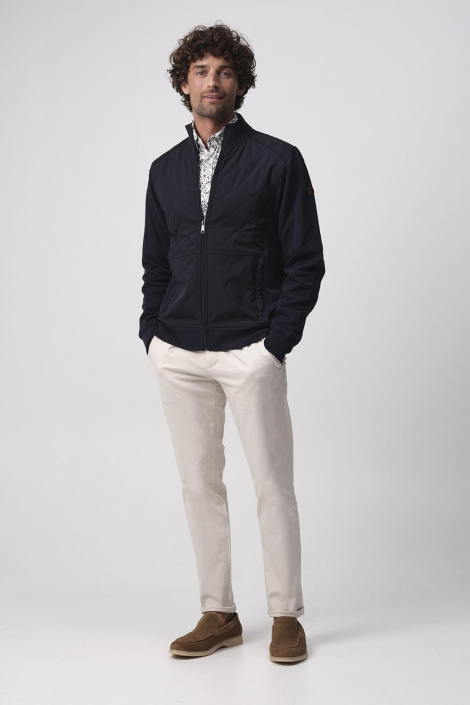 Campbell blauwe heren vest