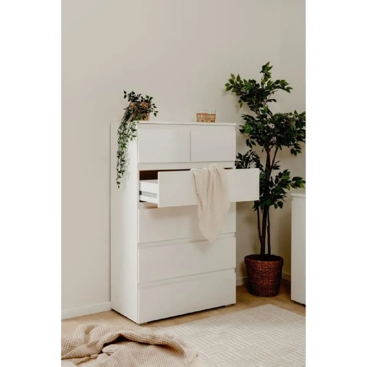 Cstore Commode Capetown Blanc Brillant