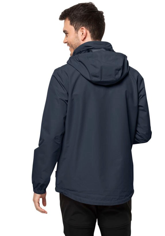 Jack Wolfskin Funktionsjacke »STORMY POINT 2L JKT M« mit Kapuze Wasserabweisend, winddicht, wärmend, Übergangsjacke