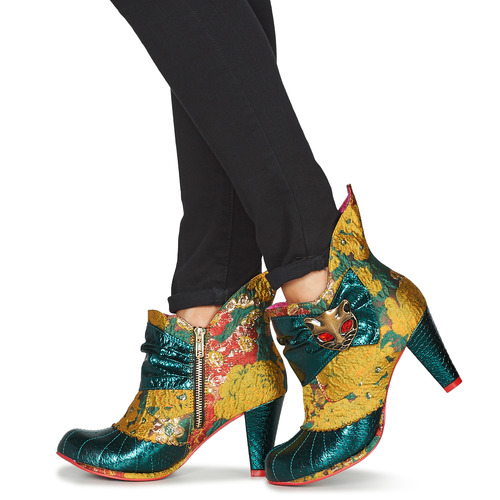 Irregular Choice - MIAOW - Vert / Jaune