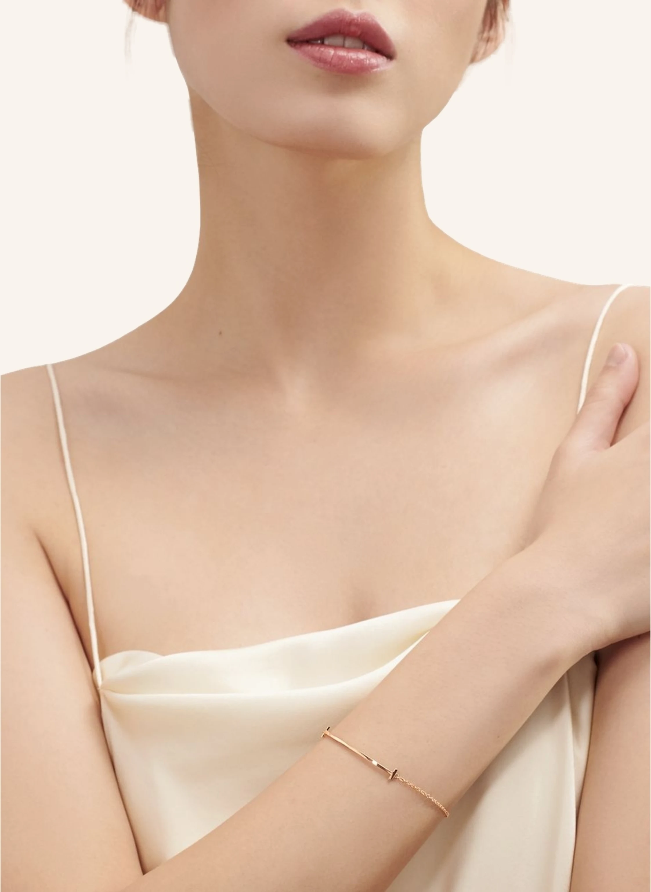 TIFFANY & Co. TIFFANY T SMILE ARMBAND aus 18 Karat Gelbgold