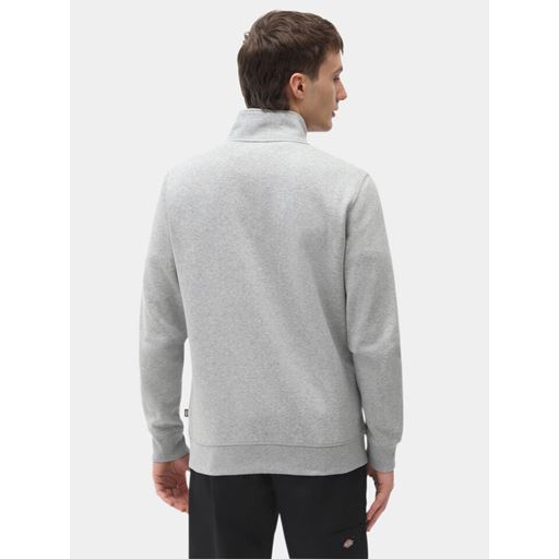 Dickies Oakport Quarter Zip Sweatshirt, Grey Melange, XL