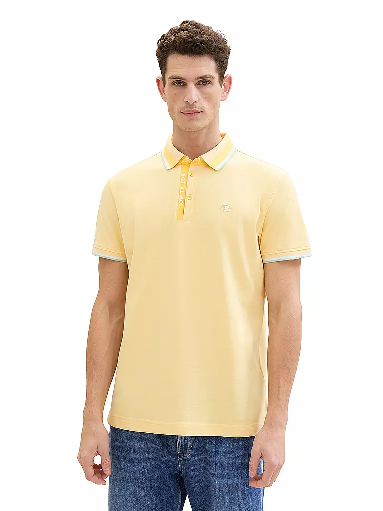 TOM TAILOR Poloshirt gelb