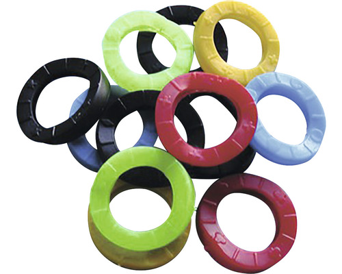Sleutelidentificatieringen (geassorteerde kleuren) 10 stuks