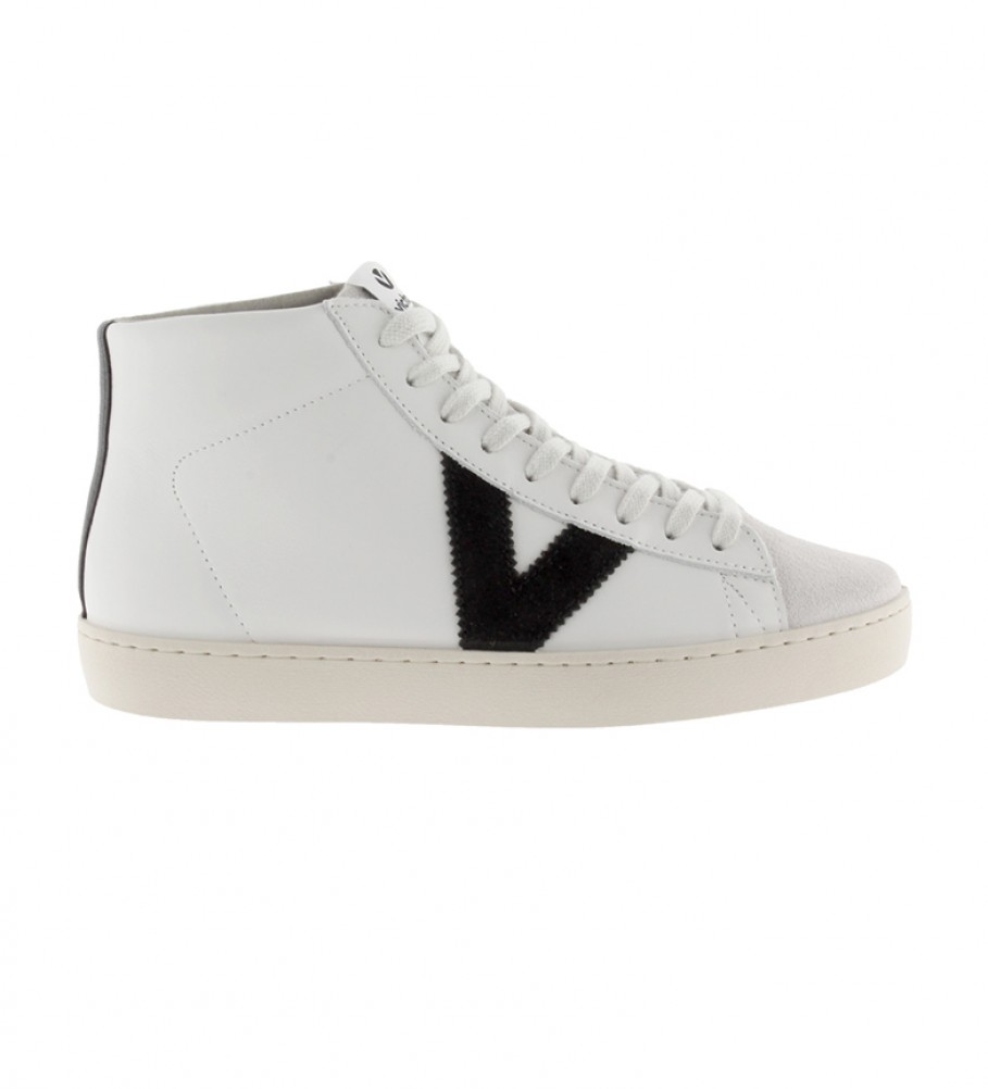 Tênis de couro Victoria 1126163 Branco, Preto