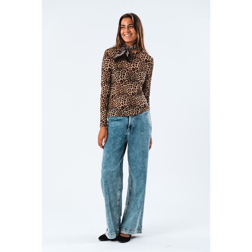 Lollys Laundry Irie Bluse, Leopard Print, S