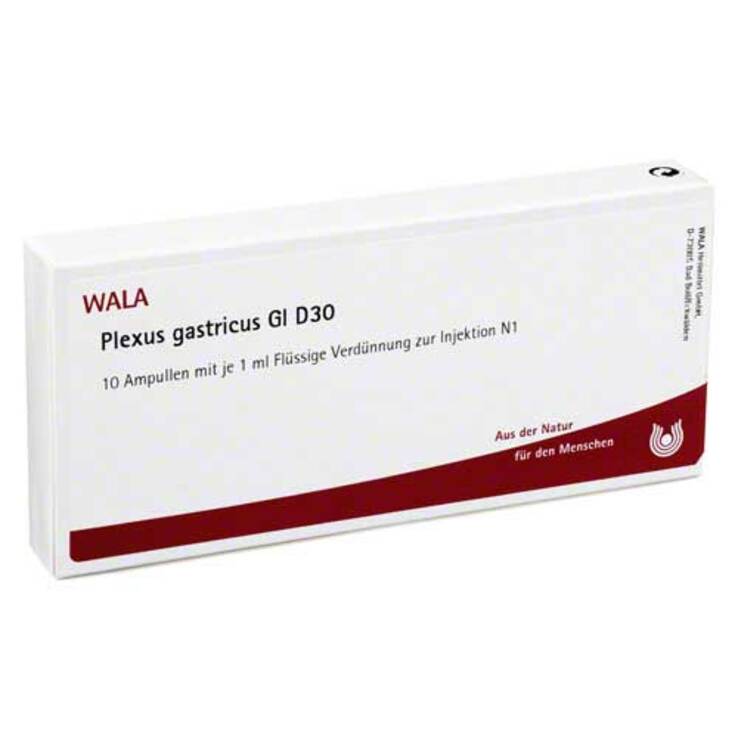 Plexus Gastricus GL D 30 Ampullen, 10X1 ml