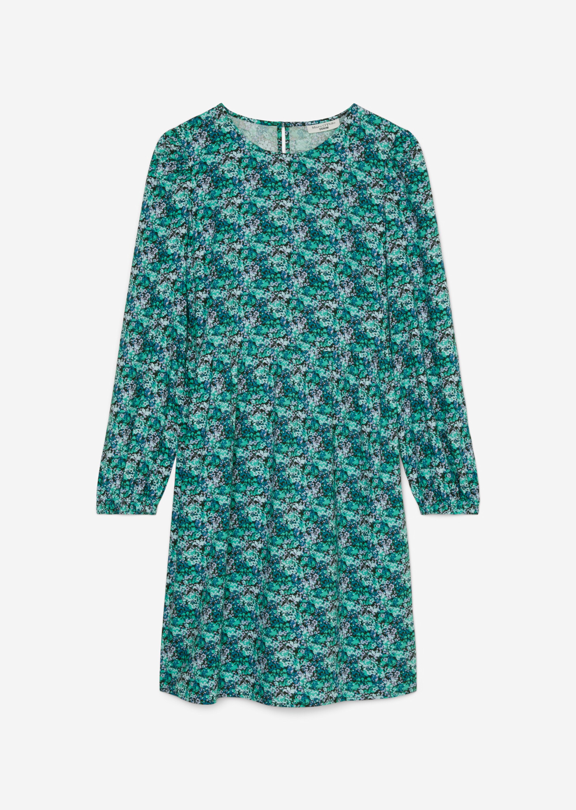 Kurzes Print-Kleid regularaus LENZING™ ECOVERO™