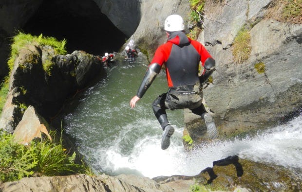 Canyoning in Sautens als Geschenkidee