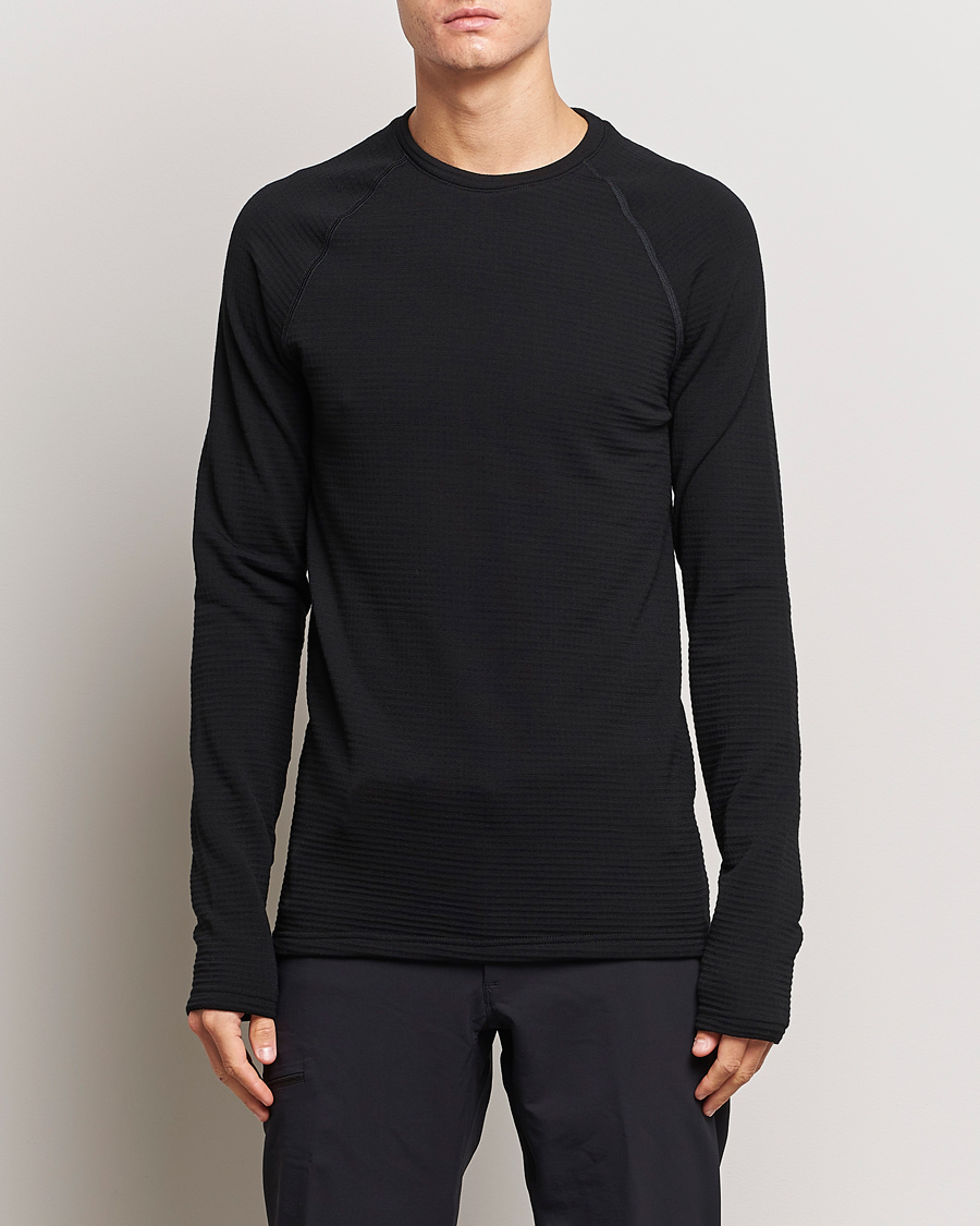 Houdini Desoli Merino Thermal Crew True Black