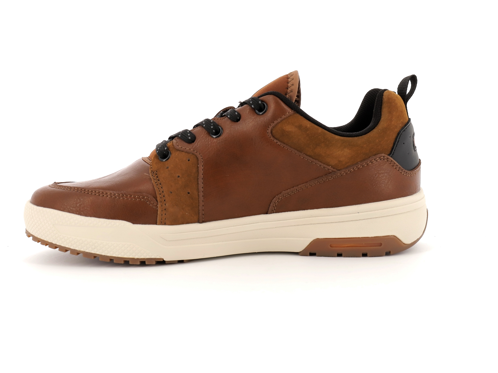 Tbs-NARVAEZ Cuir Marron Foncé