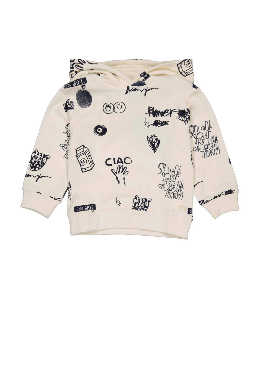 Quapi Mini hoodie ecru