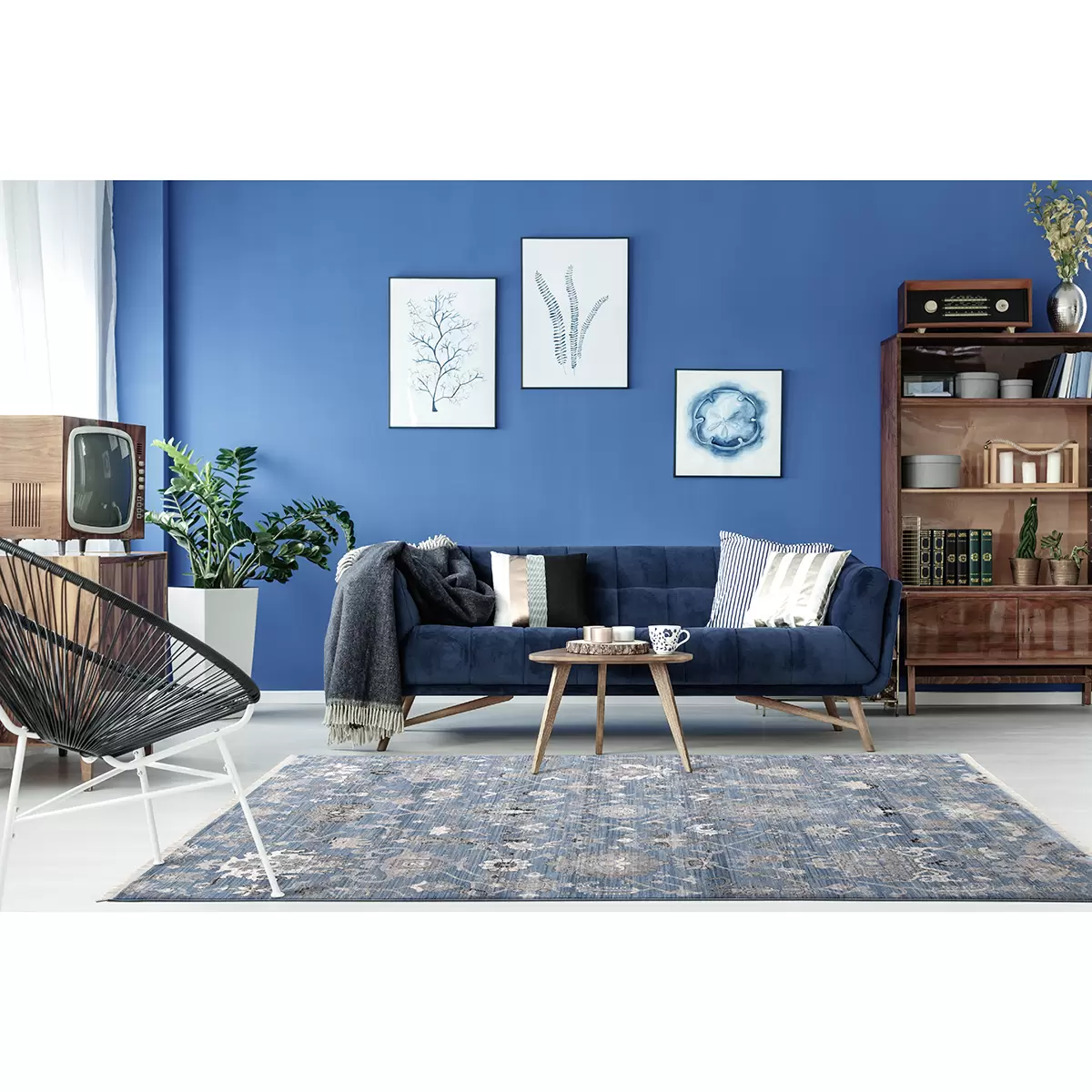 Orientteppich Majestic Vintage Blau