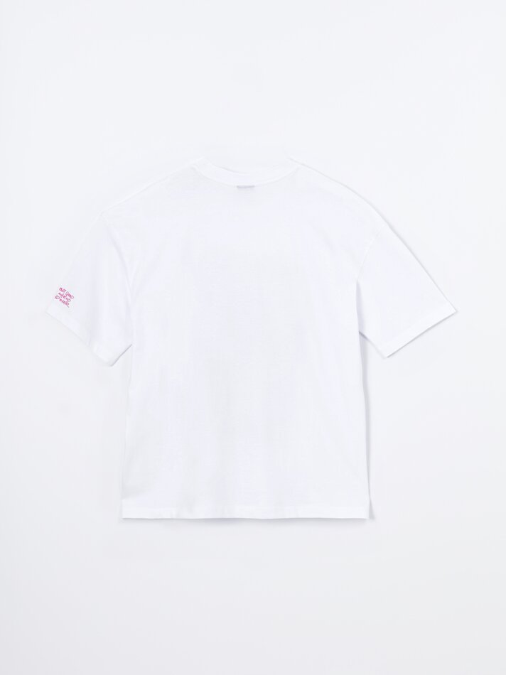 Camiseta maxi-print - Off-White