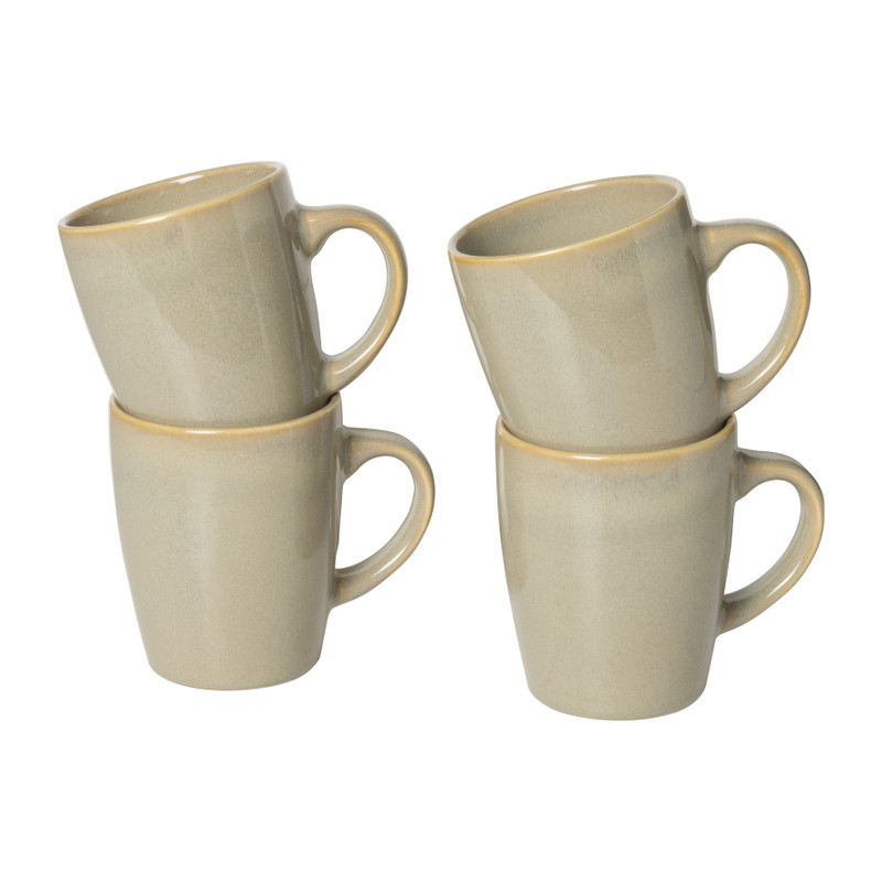 Serviesset - beige - 16-delig - 4 persoons- reactive glaze