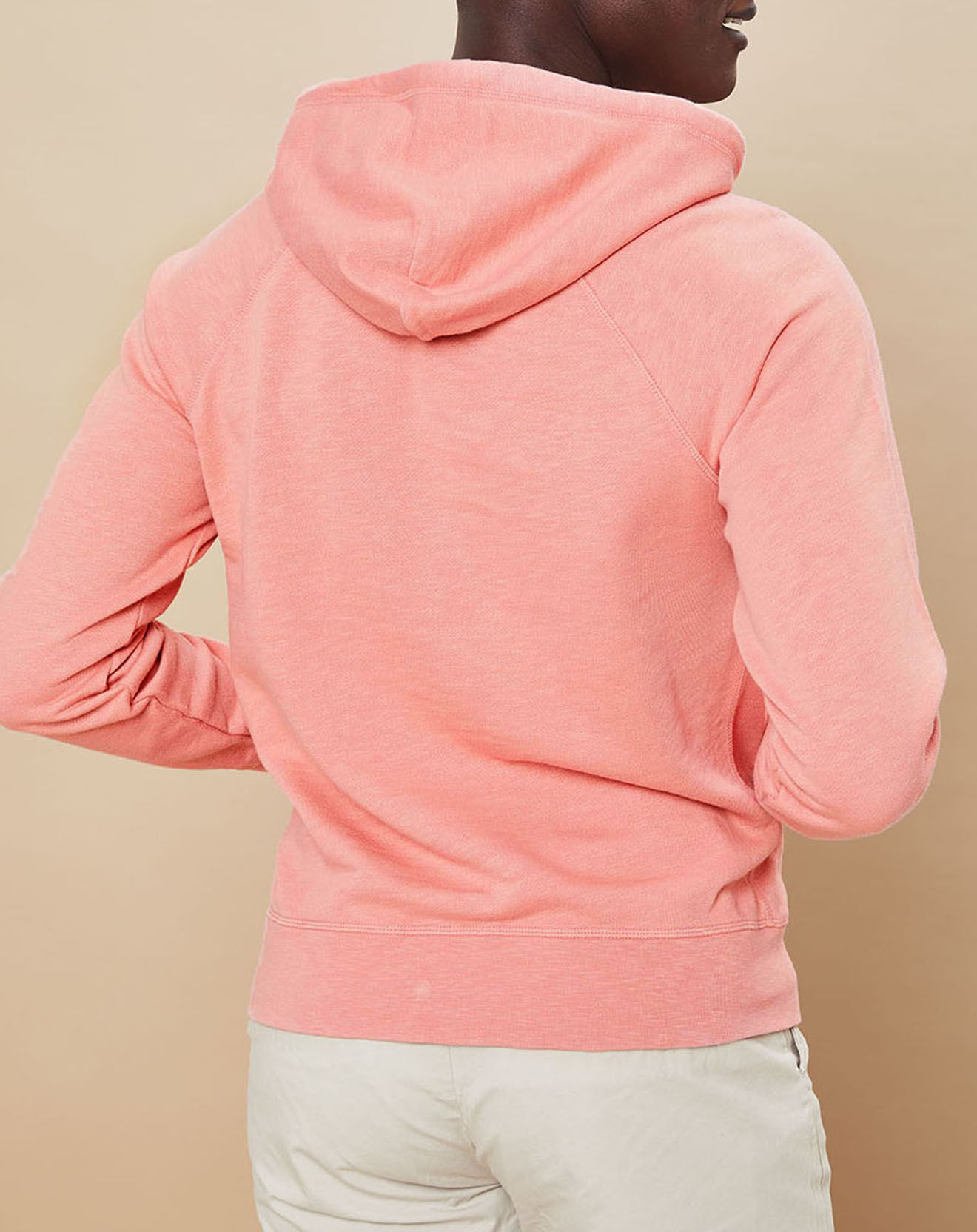 Hartford Sweat Light Hoody crevette