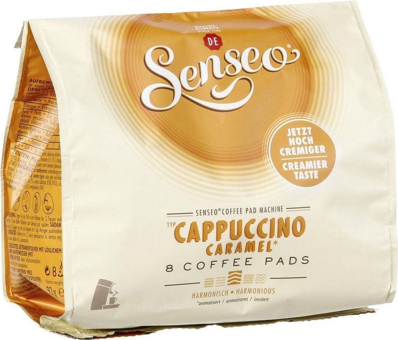 Senseo - Cappuccino Caramel - Koffiepads - 8 stuks