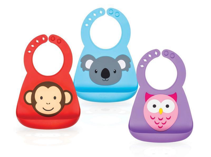 Nûby 3D Silicone Slab Dierendesign 3 Maanden+ 1 Stuk