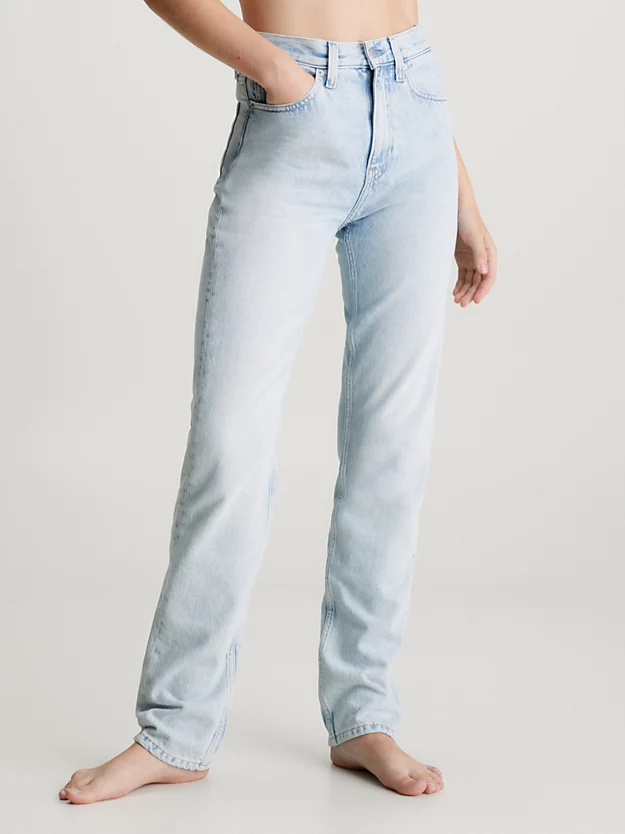 Calça jeans slim reta autêntica