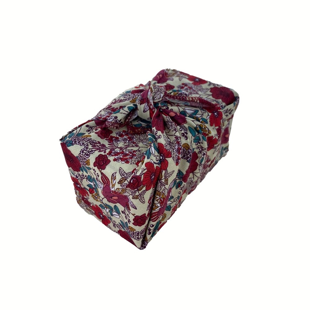 Furoshiki Petit 35 X 35 Cm Coquelicot