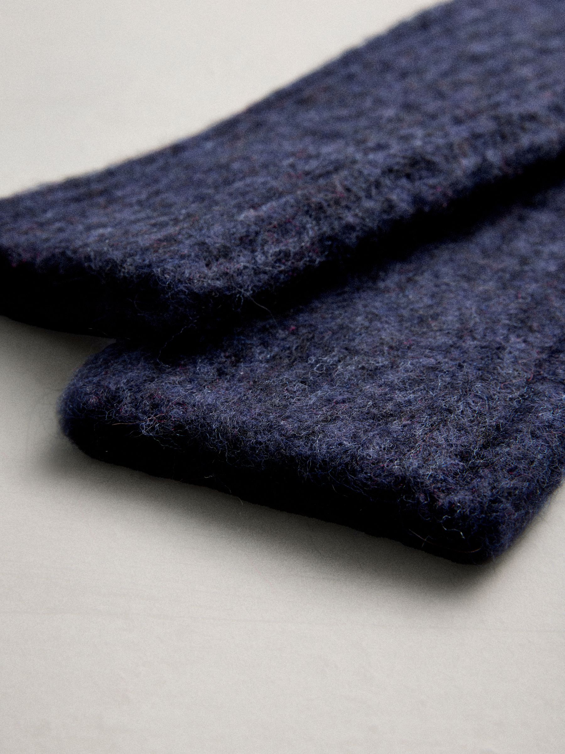 Marineblauw - N. Premium Wool Blend Hand Warmers