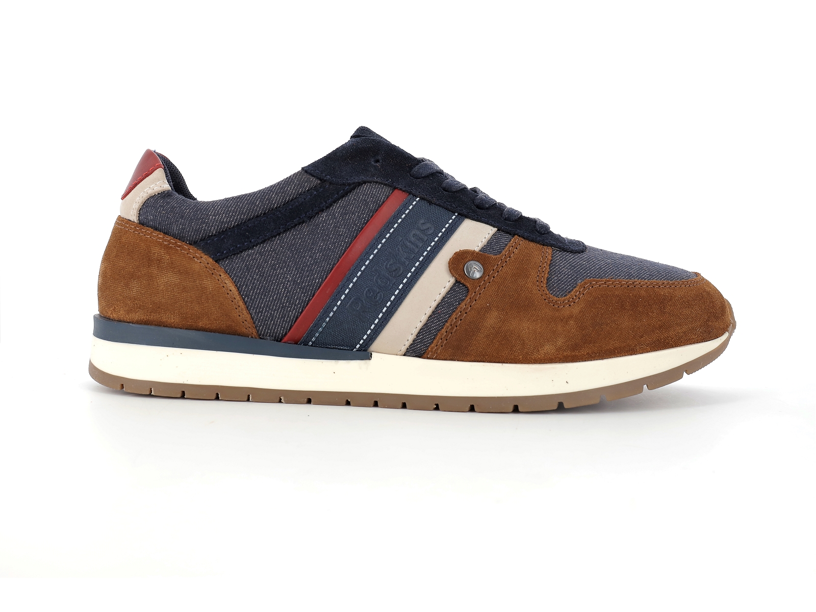 Redskins-VERIDIC Matières combinées Marron Bleu