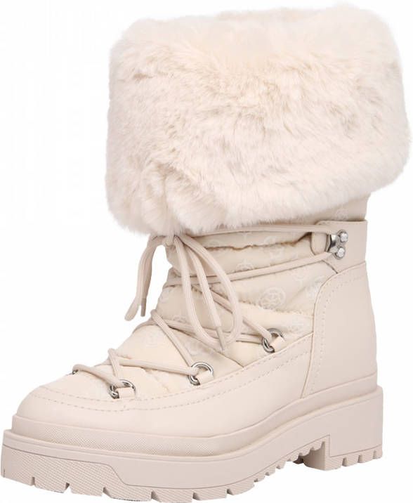 GUESS Larya Dames Vachtlaarzen Cream