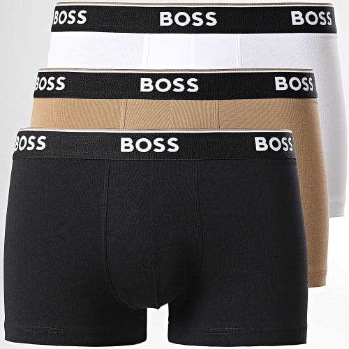 Lot De 3 Boxers 50499420 Noir Blanc Camel