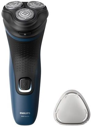 Philips - 1000 Serie - Rotatiescheerapparaat - Blauw - Batterij